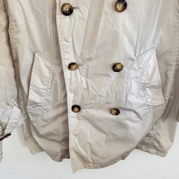 Burberry Women's Nylon Tan Trenchcoat US 4 - Picture 3 of 11
